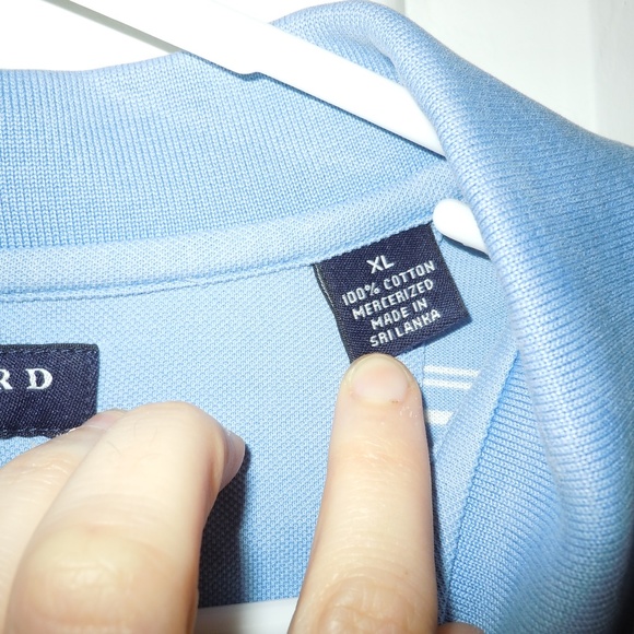 The Players Championship TPC Sawgrass Oxford Golf Polo Shirt Mens XL Blue White - Picture 6 of 10